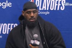 詹姆斯：發(fā)球失誤時(shí)我在找空位球員，但所有人都前壓了