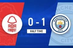 曼城半場(chǎng)1-0諾丁漢森林，里科劉易斯破門(mén)科瓦西奇助攻