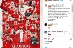克拉萬社交媒體祝賀利物浦奪冠，自豪成為紅軍一員