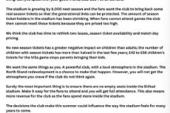 曼城球迷團(tuán)體聯(lián)名信瓜帥：呼吁溝通球票價(jià)格問題