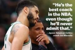 塔圖姆盛贊馬祖拉：他是NBA最出色的教練，卻從不承認