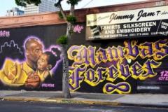 東契奇捐贈5000美元修復(fù)科比與Gigi壁畫