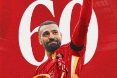 利物浦社媒祝賀薩拉赫：本賽季俱樂部和國家隊(duì)共貢獻(xiàn)60球