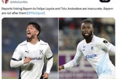 拜仁未有意引進(jìn)洛約拉和阿羅科達(dá)雷 系統(tǒng)性辟謠