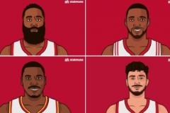 申京季后賽單場(chǎng)20+10+5+3助力隊(duì)史第五人