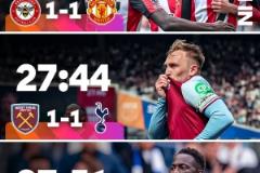 進(jìn)球密集！今晚三場(chǎng)英超比賽均在第26至28分鐘破門