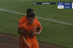 讓二追三！徐宏杰轟世界波，玉昆3-2力克泰山！