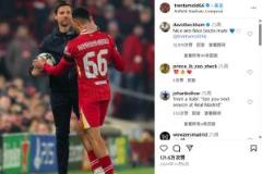 阿諾德官宣離隊(duì)，曾與阿隆索合照引熱議