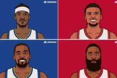 勇士隊(duì)兩次在搶七戰(zhàn)中擊敗火箭隊(duì)，成為唯一多次戰(zhàn)勝火箭的球隊(duì)。