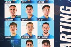 深圳新鵬城對(duì)陣青島西海岸首發(fā)名單公布！
