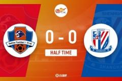 半場-梅州客家0-0上海申花 廖均健解圍失誤 米內(nèi)羅錯失良機