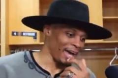 威少：不清楚多久沒和詹姆斯說話，但沒給Met Gala提建議