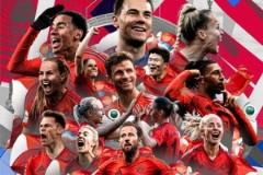 拜仁男女足合力稱雄德甲，俱樂部官方發(fā)布海報(bào)慶賀