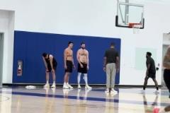 時差+高強度訓練三天，感覺楊瀚森體力有點頂不住了……