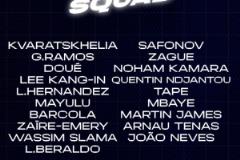 巴黎公布本輪法甲大名單：K77領銜，登貝萊、多納魯馬等多人缺陣