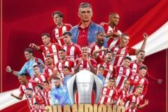 卡阿比：河北華夏舊將獲希臘超冠軍，奧林匹亞科斯92場58球