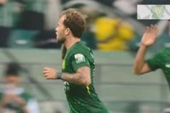 國安古加傳射建功，角球破門助球隊3-1領(lǐng)先新鵬城