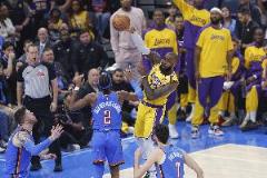 湖人 vs 雷霆：湖人能否橫掃雷霆？