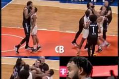 前湖冠軍中鋒麥基在波多黎各聯(lián)賽與1米83小個(gè)子發(fā)生沖突！