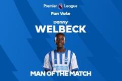 1點球+1關鍵傳球：維爾貝克當選狼隊vs布萊頓全場最佳球員