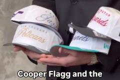 沒想到吧弗拉格在抽簽前拿著前四球隊(duì)帽子拍照，結(jié)果是俠爆冷