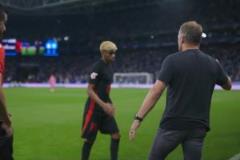 少年老成！比賽結(jié)束巴薩奪冠瞬間，亞馬爾擊掌就回更衣室了！