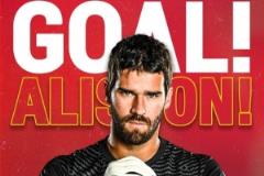 經(jīng)典再回放！利物浦社媒：四年前今日阿利森頭球絕殺救主