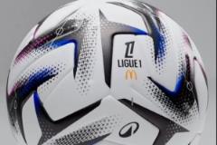 迪卡儂推出法甲新賽季用球：白色主調配黑藍紫紅漸變設計