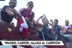 開始上嘴臉！費爾明游行高唱：馬德里的混蛋，快來向冠軍敬禮