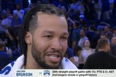 布倫森調(diào)侃：上次尼克斯走得這么遠(yuǎn)還是我爹在時(shí)