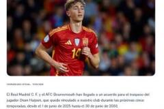 皇馬官方確認(rèn)：懷森特批轉(zhuǎn)會(huì)窗加盟球隊(duì)