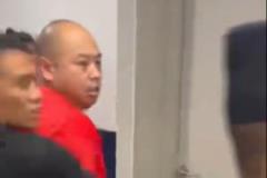 廣廈光頭球迷再次動手打手機(jī)并腳踢上前理論的女性