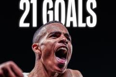 金靴爭(zhēng)奪戰(zhàn)白熱化！格林伍德雙響追平登貝萊