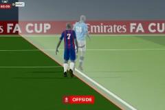 好險(xiǎn)！穆尼奧斯破門(mén)，VAR介入后裁判判越位在先