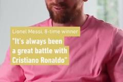 梅西談與C羅的金球競爭：我們都是偉大的競爭者，我們相互促進(jìn)