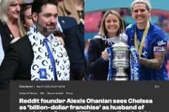 藍(lán)軍女足老板兼小威丈夫：我們是世界足壇女王，天空才是極限