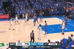 最后9分36秒分差32分！掘金換上全替補(bǔ)宣布投降