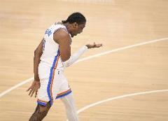 雷霆上半場禁區(qū)得分優(yōu)勢明顯，領(lǐng)先掘金12-0