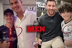 亞馬爾和萊萬遮住了皇馬隊(duì)徽，而C羅和梅西選擇了大度展示