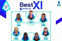 意甲第37輪官方最佳陣容：帕雷德斯、鄧弗里斯、佩德羅入選