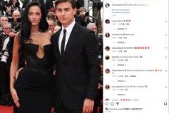 迪巴拉攜妻亮相戛納紅毯 美顏盡顯浪漫時(shí)刻