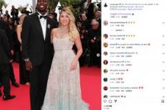 博格巴與妻子再度亮相戛納紅毯，久別重逢引關(guān)注