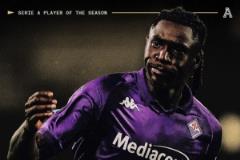 小基恩獲TA評選意甲賽季最佳球員稱號