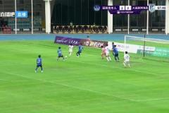 大連太子終于進(jìn)球！毛偉杰禁區(qū)內(nèi)晃開空間小角度打門得手