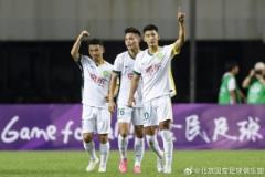 下半場補時階段，達萬和王子銘破門，北京國安2-0完勝石家莊功夫