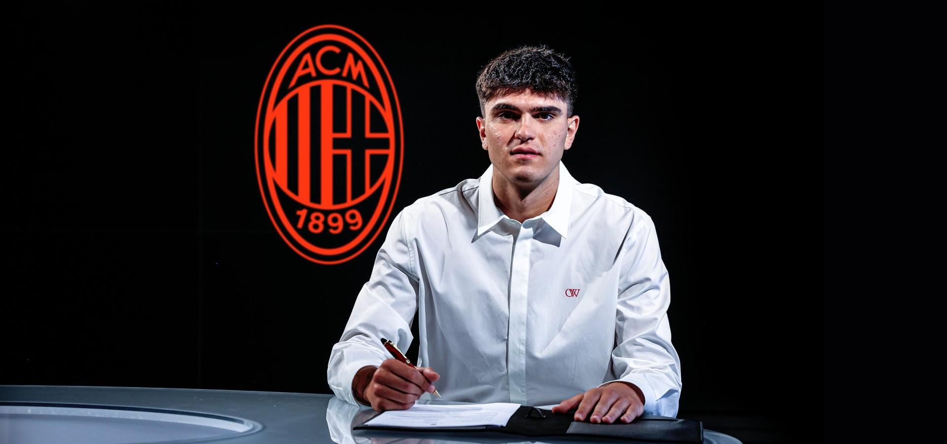 官方：米蘭與青訓(xùn)后衛(wèi)巴爾泰薩吉續(xù)約至2030年6月