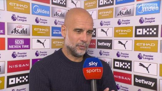 瓜迪奧拉：這場比賽我們?yōu)榈虏紕趦榷鴳?zhàn)