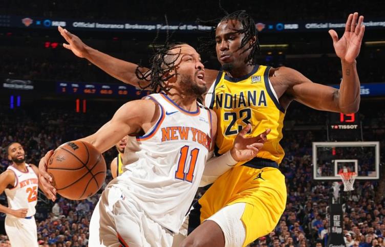 NBA季后賽G1全場回放：步行者vs尼克斯（5月22日）哈里伯頓關(guān)鍵絕殺