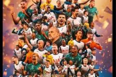 同年破魔咒！凱恩轉(zhuǎn)發(fā)熱刺奪冠海報：恭喜！