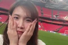 這錢花得值了！韓國電視臺小姐姐高價買機票來看孫興慜決賽